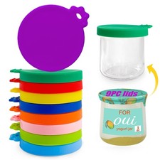 Oui Yogurt Jar Lids - 9 pack Oui Lids for Yoplait Yogurt Container, Sealed ag...