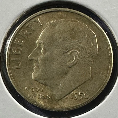 1950-S Roosevelt Dime — photo from the most recent tracked eBay sale