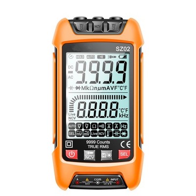 Smart Digital Multimeter 9999 Counts True RMS Auto Electrical Capacitance Meter/