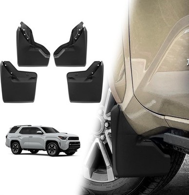 Mud Flaps for 2025 2026 Toyota 4Runner - Front & Rear Splash Guards, 4 Pack