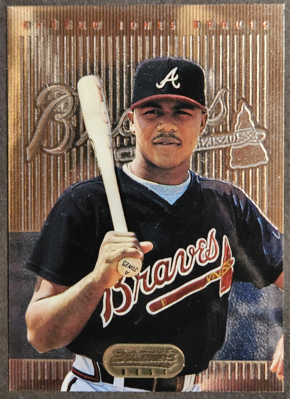 1995 Bowman's Best #7 Andruw Jones Rookie RC Atlanta Braves