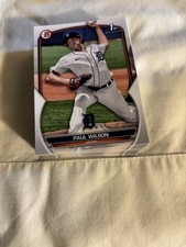 2023 Bowman Draft (60) Cards #BD-186 Paul Wilson (TIGERS) 1st Bowman