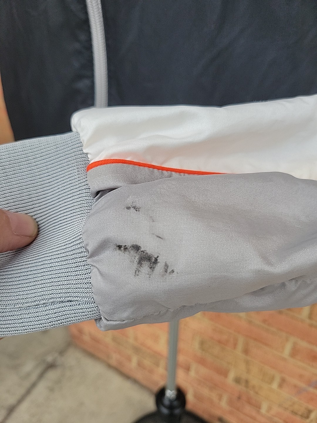 REACT CB Radio Patch Racing Windbreaker Bomber Ja… - image 14