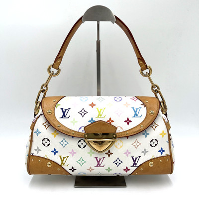 LOUIS VUITTON Beverly MM M40203 Shoulder Bag Blanc Monogram Multicolor #SR1028