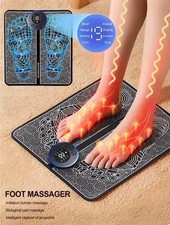 EMS Foot Massager Mat Electric Pad Blood Muscle Circulation Relief Pain