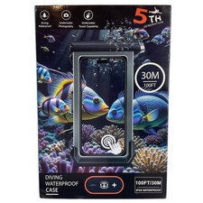 5th Generation Professional Waterproof Phone Case 30M 100f Underwater Diving New