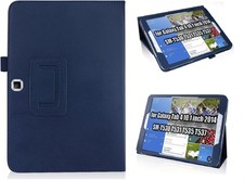 Case for Samsung Galaxy Tab 4 10.1 inch 2014, PU Leather Stand Folio Cover