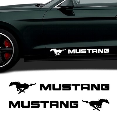 Pegatinas lateral Mustang Race compatible con Ford Mustang