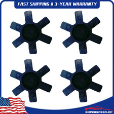 4Pcs Rubber Spider Coupling Inserts L-090 L-095 Closed Center Black