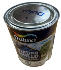 Pure Brilliant White Exterior Undercoat Paint Dulux Weathershield DENTED TIN