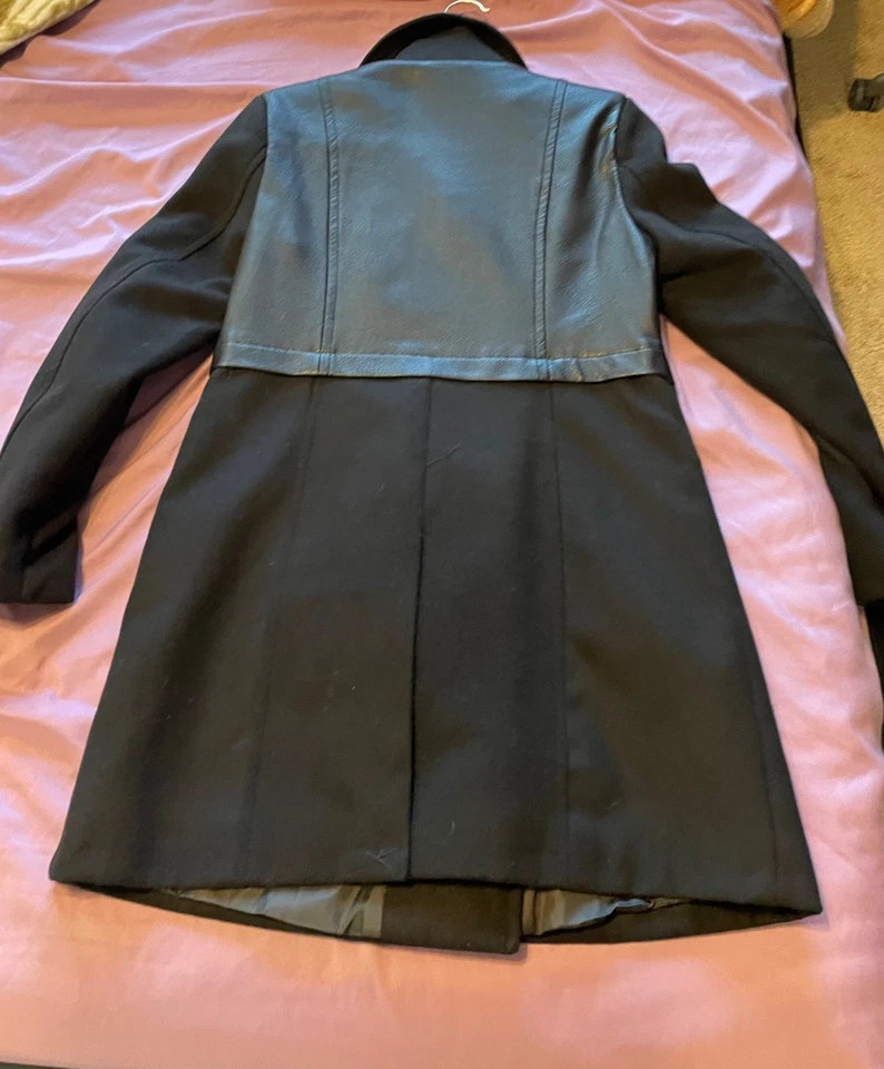 Metaphor 6 женщин черный Pleather Тренч - Изображение 4 из 4