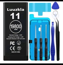 Luuzkla 19800mAh iPhone 11 Battery Replacement Kit NEW
