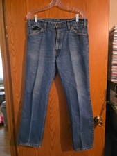 Vintage Levi's Jeans Mens 36x31 Blue Denim Straight 2 Horse Brand Made in USA
