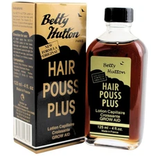 Betty Hutton Hair Pouss Plus Lotion Capillaire Grow Aid 4 oz, 120 ml Croissante