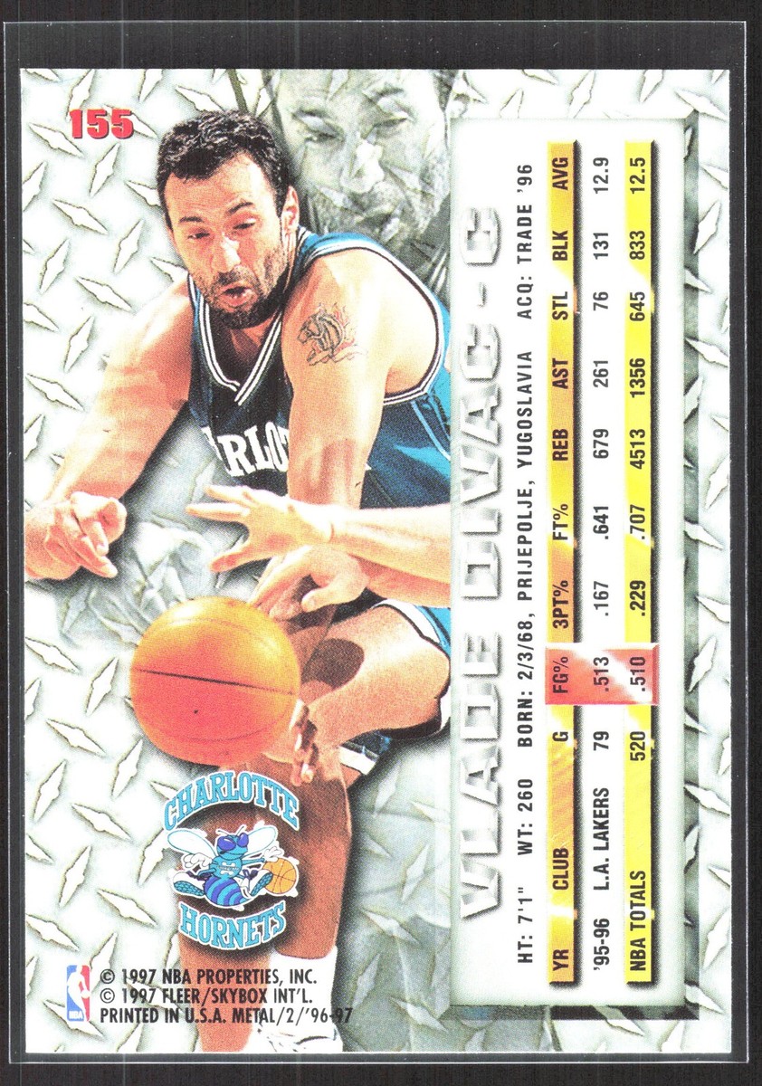 Vlade Divac 1996-97 Fleer Metal Card #155 | eBay