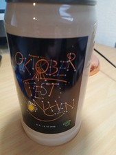 Bierkrug Oktoberfestkrug Jahreskrug 1996 mit Zinndeckel