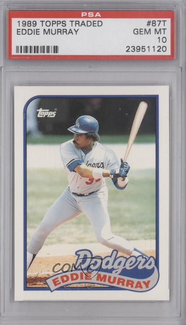 1989 Topps TOPPS TRADED #87T Eddie Murray front