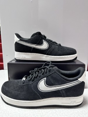 ナイキ エア フォース 1 ‘07 LV8 NIKE Air Force HJ4465-001 Nike Air Force 1 Low '07 LV8 Black Sail Embroidered Swoosh