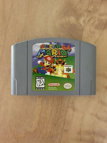 Nintendo 64 Super Mario 64 Cartridge – N64 Retro Game