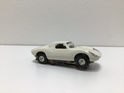 FALLER AMS (Auto Motor Sport) #5637 Porsche GT White HO Scale Slot Car - Used