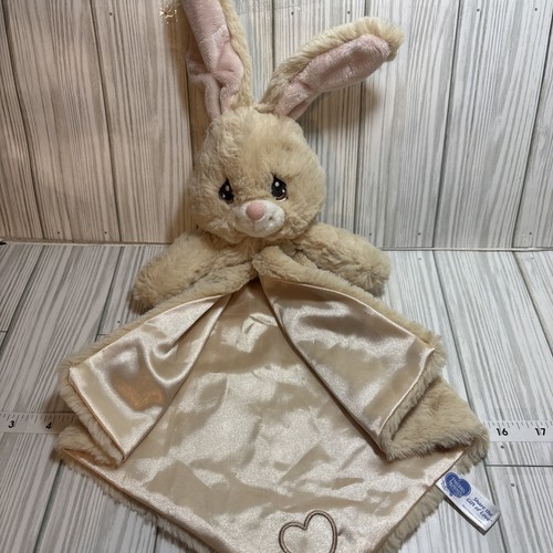 Aurora Precious Moments Beige Bunny Rabbit Security Blanket Baby lovey 2017 S
