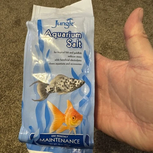 Aquarium Salt 1-Pound - Essential for Tropical Fish Health & Water Conditioning