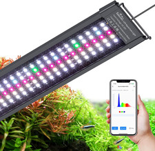Bluetooth LED Aquarium Light with APP Control, 3 Modes for 12-18 Inch Fish Tank