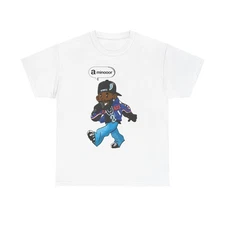 Kendrick Lamar T Shirt Retro Cali Cartoon Funny Unisex Heavy Cotton Tee