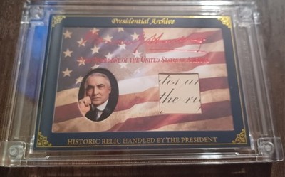 2025 A Word From Potus President Warren G. Harding PA Relic RED /99!