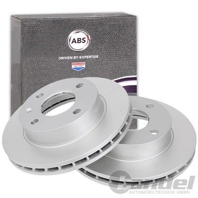 2x A.B.S. BREMSSCHEIBEN 239mm VORNE passend für FORD ESCORT ORION SIERRA TVR