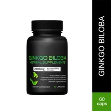 Ginkgo Biloba Herbal Supplement Promotes Cognitive Performance,Brain Health