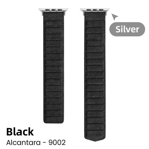 Magnetic ALCANTARA Strap for Apple Watch Leather Accessories - Picture 14 of 20