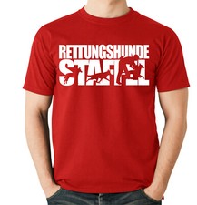 T-Shirt Hunde Hund RETTUNGSHUNDESTAFFEL Hundesport Siviwonder Rettung Hundesport