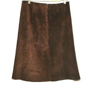 mid length brown skirts