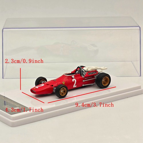 1/43 Tecnomodel Ferrari 312 F1-67 1967 #2 ltaly GP "Chris Amon" Red Resin Model - Picture 9 of 9