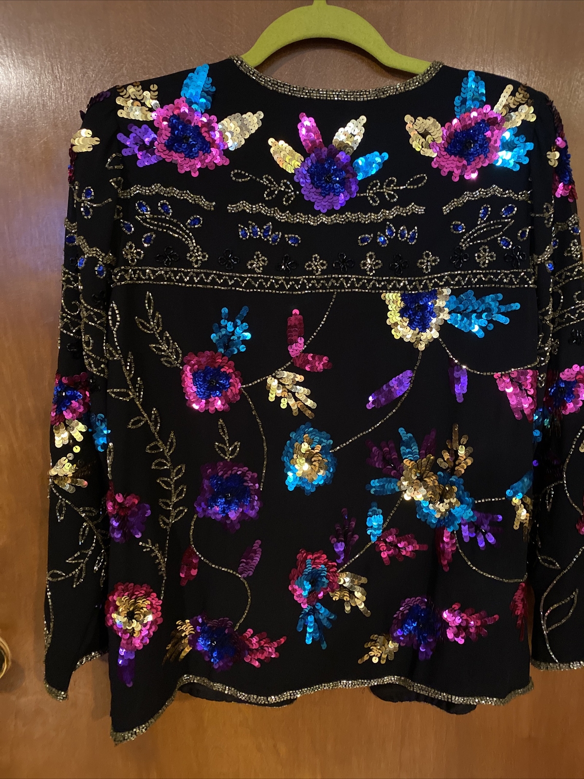 Draper Damons Evening Multicolor Sequin Holiday S… - image 4