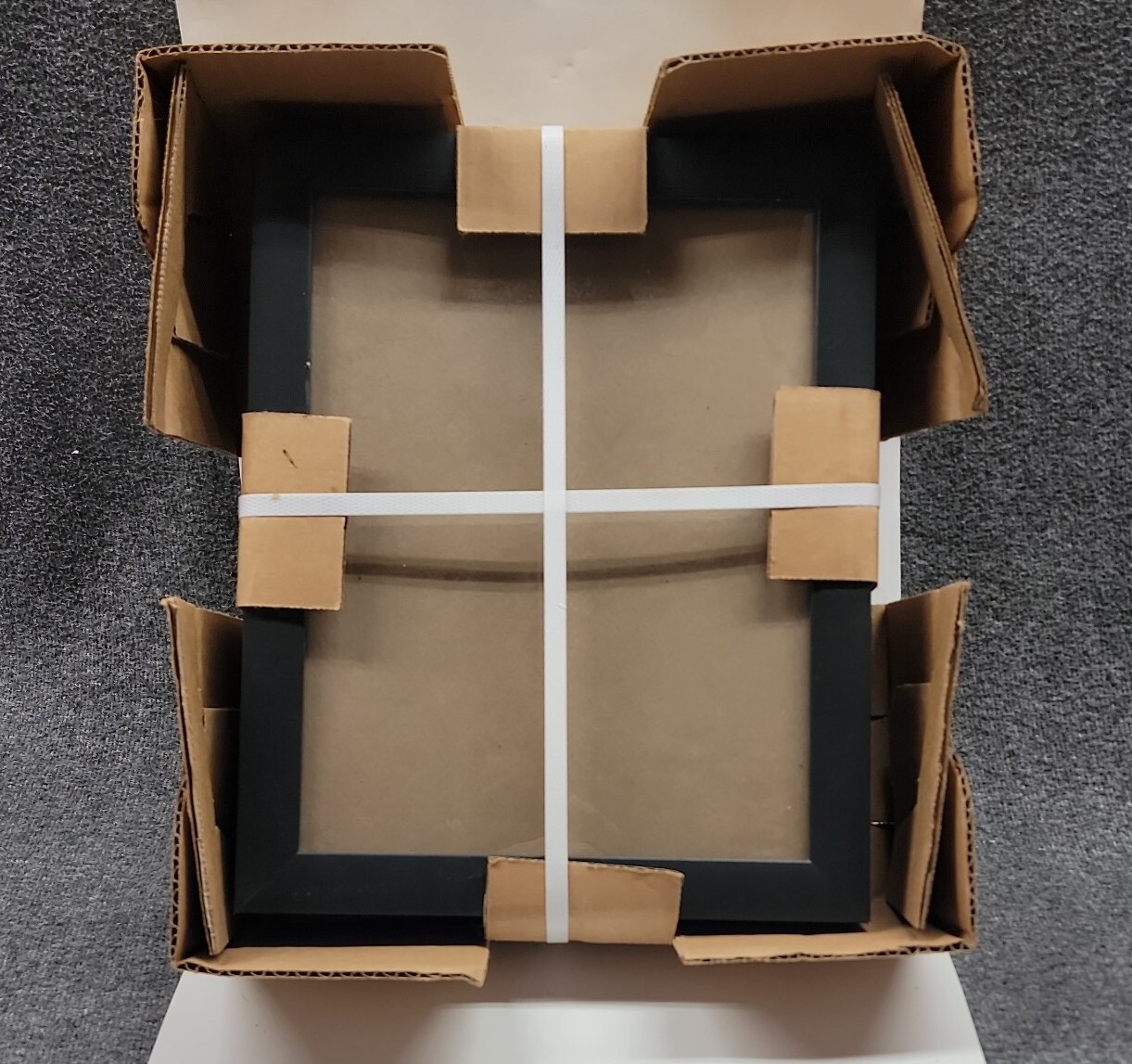 Craig Wooden Black 8.5x11 Picture Frames Open-Box Lot of 4-image