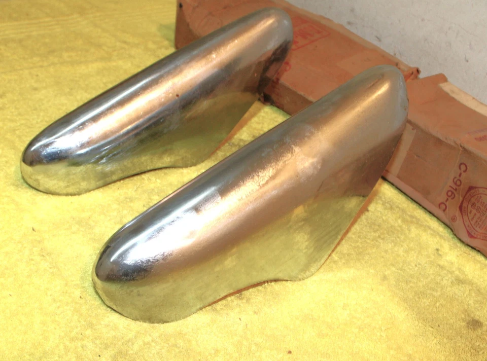 Ford Custom Deluxe Crestliner 1949 1950 convertible nuevo de lote protector de parachoques delantero cromado Foto 4 de 4