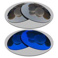 Silver Deep Blue Replacement Lenses For-Oakley Romeo 1.0 Polarized