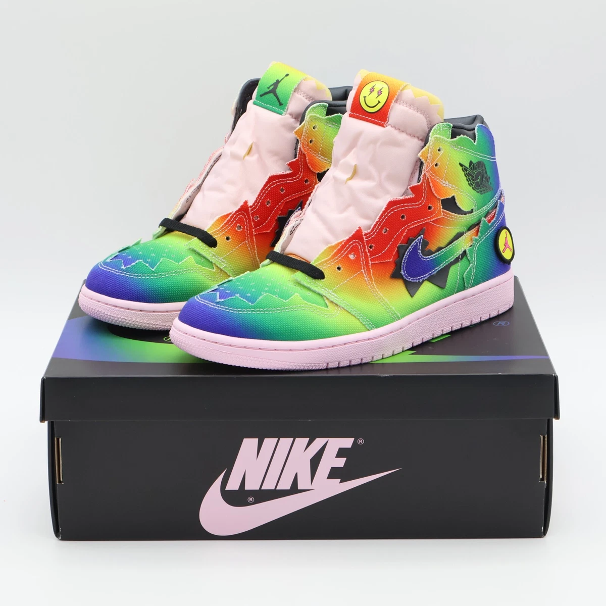 Jordan 1 Retro OG High x J Balvin Tie Dye - огромный выбор по