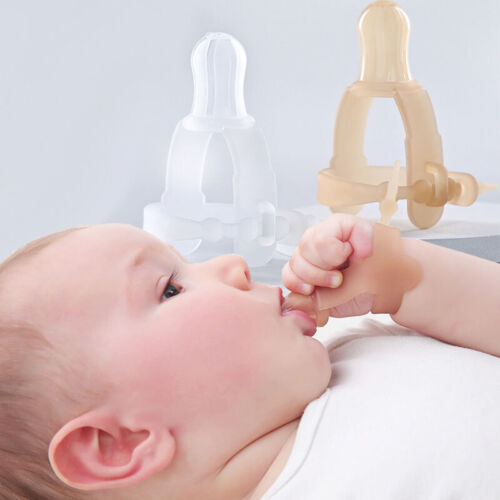 Nontoxic Silicone Baby Kids Children Finger Guard Stop Thumb Sucking Wrist B'FM - Picture 1 of 8