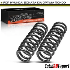 2x Coil Springs for Kia Optima 2011-2016 Hyundai Rear Driver & Passenger Side