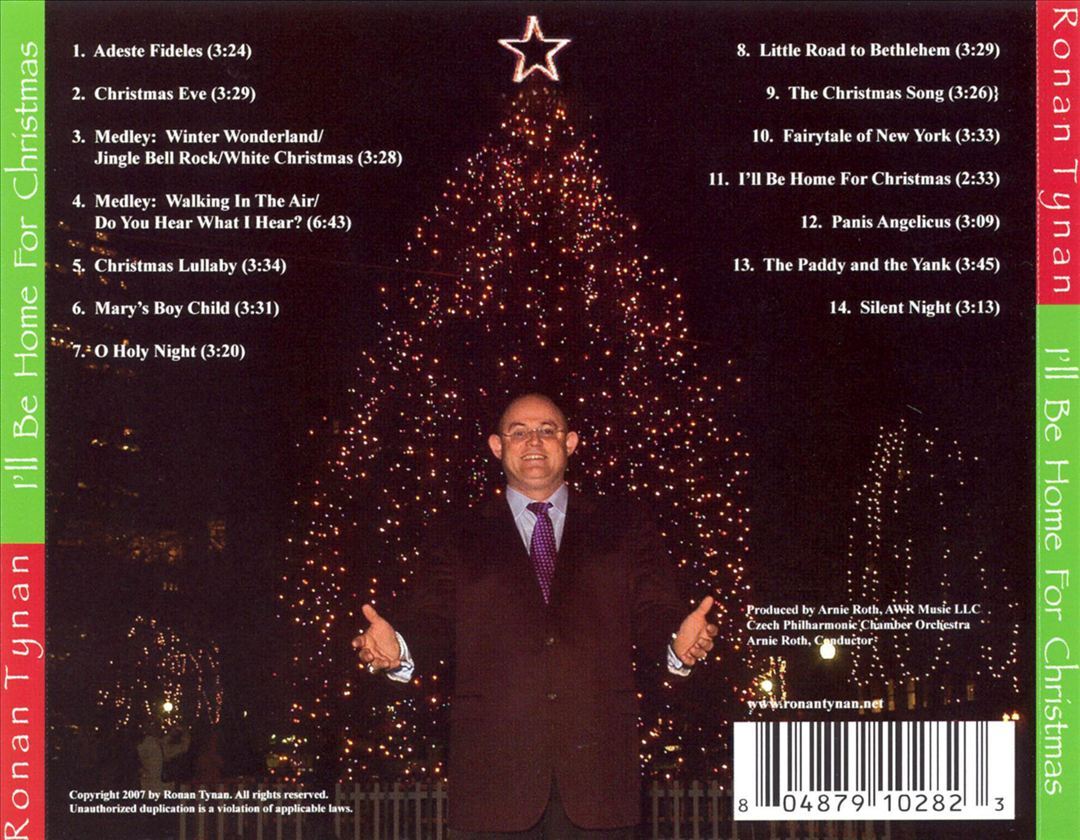 Ronan Tynan - I'll Be Home for Christmas CD 2007 Holiday Classic