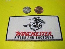 WINCHESTER FIREARMS VEST PATCH 2 X 4 INCH IRON ON -or- SEW ON GUN PATCH CAPS ETC