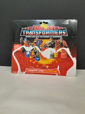 Transformers Original G1 1989 Micromaster Off Road Patrol Card Back Nice!