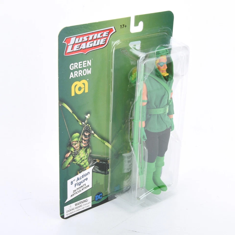 Mego DC Superhéroe Liga de la Justicia Flecha Verde 8" Figura de Acción Juguetes Regalo Nuevo Foto 3 de 3