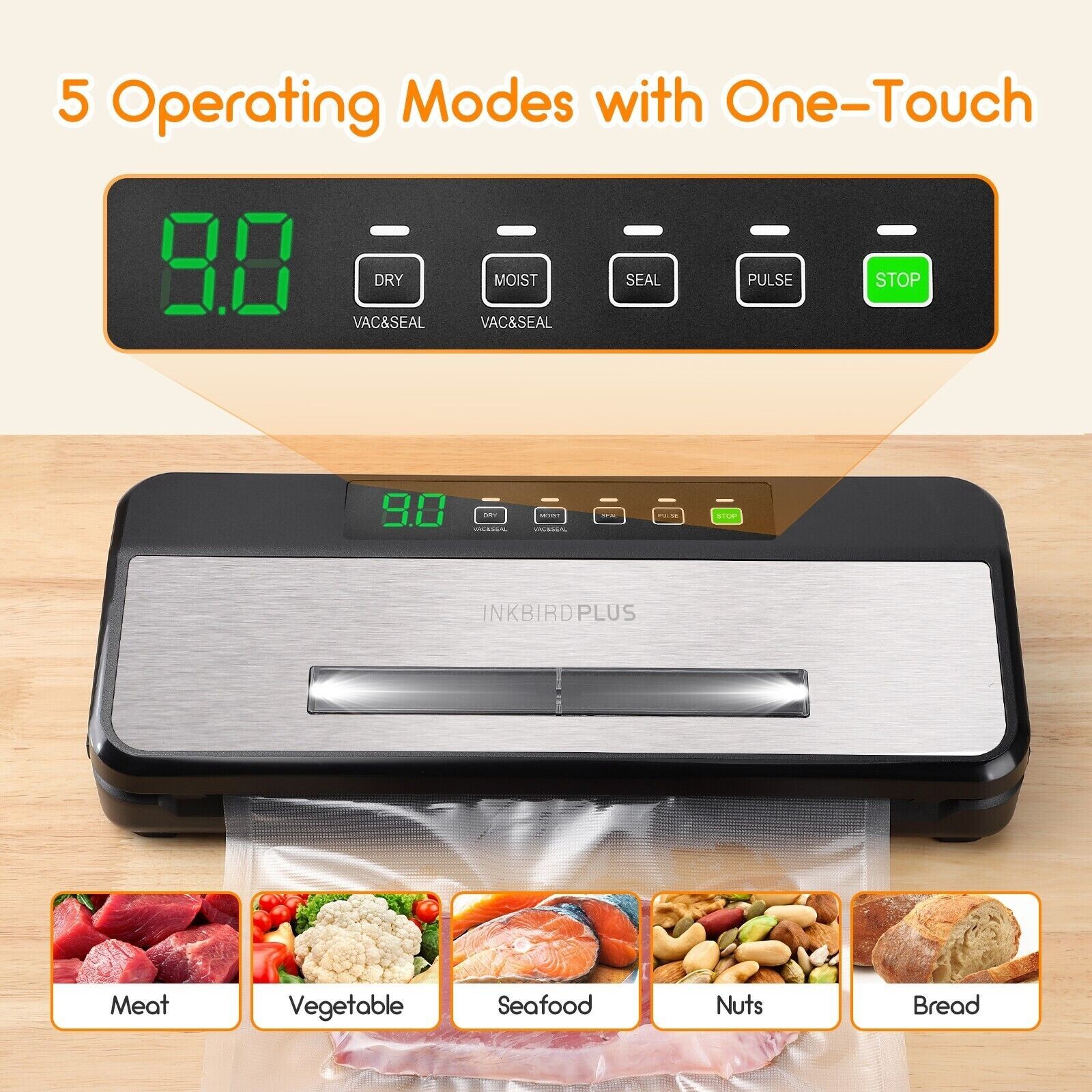 Sous Vide Cooker Precision Immersion Circulator Vacuum Sealer VS03 Seal Machine — image 3