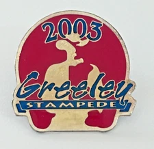 Greeley Independence Stampede 2003 Pin Colorado Cowboy