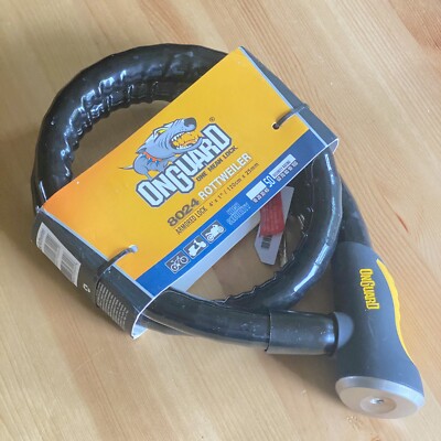OnGuard 8024 Rottweiler Armored Cable Bike Lock 4' x 1