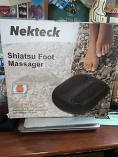 Nekteck Foot Massager with Heat, Shiatsu Kneading Foot Massage New Open box